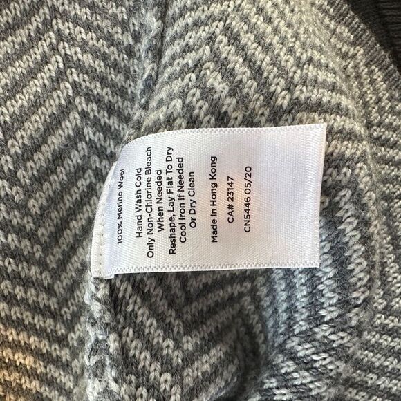 Talbots chevron wool sweater blazer- size S - Picture 7 of 8